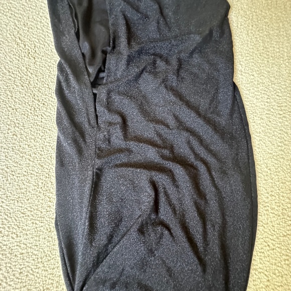 Petal and pup marquee black shimmer midi dress size small asymmetrical - Picture 9 of 9
